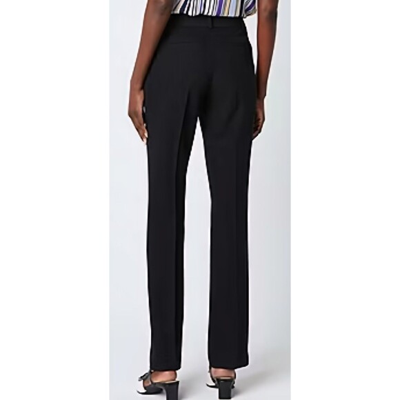 Liz Claiborne Audra Tailored Womens Straight Mid Rise Trouser Black Size 2PS NWT - Picture 15 of 15